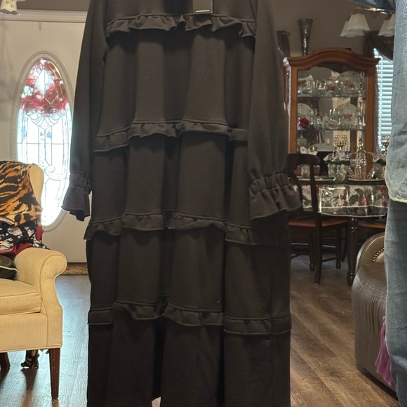 Lauren Black Long Sleeve Women's Dress - Picture 6 of 10